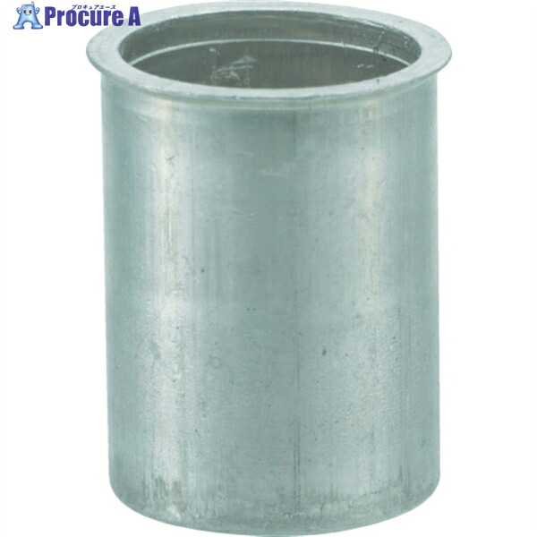 TRUSCO クリンプナット薄頭アルミ 板厚3.5 M5X0.8 1000個入 TBNF-5M35A-C 1箱 ▼409-7157
