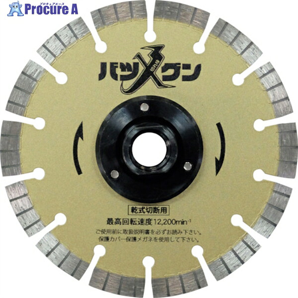 三京 鋭さバツグンフランジ付 鉄筋コンクリート・御影石切りはなす用 125×M16 SW-BGF5 M16 1枚 ▼419-0897