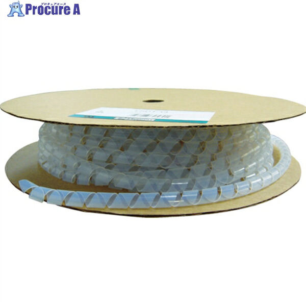 PANDUIT テフロンスパイラルラッピング T75T-X 1巻 ▼438-4059 ｜プロキュアエース