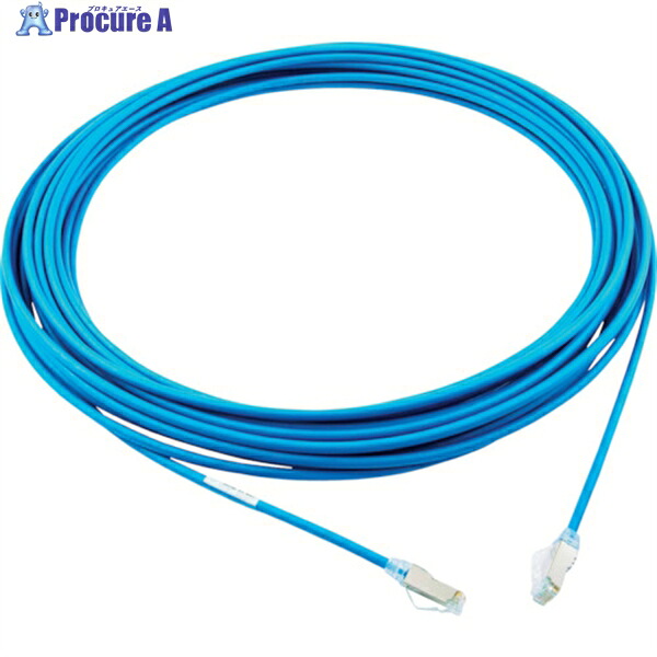 PANDUIT 範疇6A細径遮蔽物パッチコード 15m 青 STP28X15MBU 1本 ▼785-2282