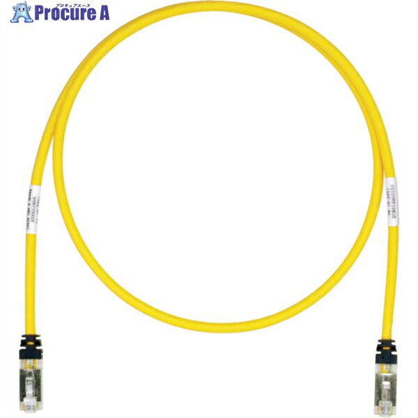 PANDUIT CAT6A/CAT6 遮蔽物パッチコード 30m 黄 STP6X30MYL STP6X30MYL 1本 ▼818-0494