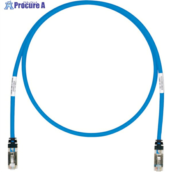 PANDUIT CAT6A/CAT6 シールドパッチコード 40m 青 STP6X40MBU STP6X40MBU 1本 ▼818-0505