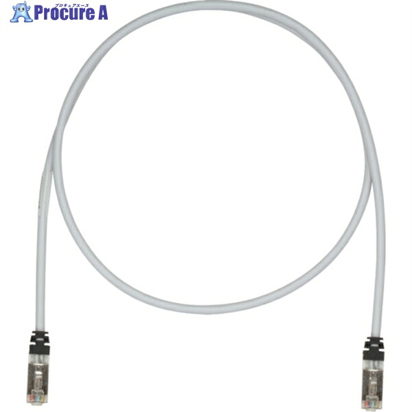 PANDUIT CAT6A/CAT6 シールドパッチコード 7m ライトグレー STP6X7MIG STP6X7MIG 1本 ▼818-0524
