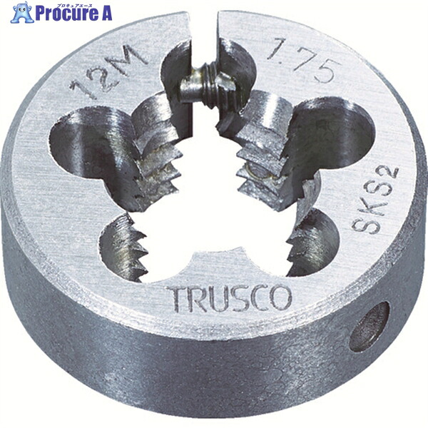 TRUSCO 丸ダイス SKS 並目 50径 12X1.75 T50D-12X1.75 1個 ▼854-9504
