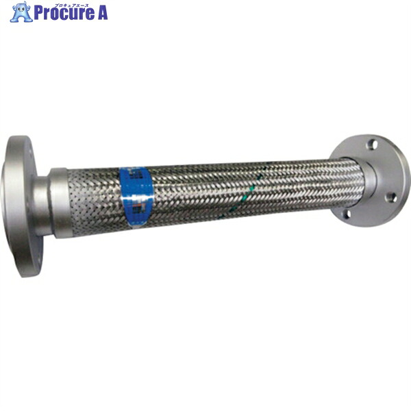 TOFLE TF 消防法フレキ 高圧1層ベローズ SUS316L JIS10K(SS400) 40AX500L TF-14000-40-500 1本 ▼249-2496