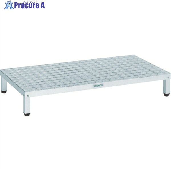 TRUSCO 高床式軽銀製足取り 1200X600XH190～220 TFSH-1260AL 1台 ◇▼277-5816
