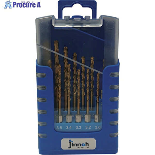 jinnoh ステンレスドリル14本セット TCH14S TCH-14S 1S ▼315-7112 ｜プロキュアエース