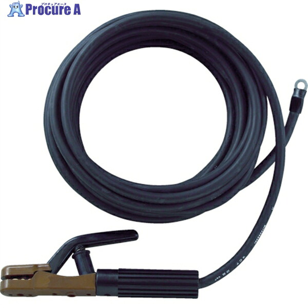 TRUSCO キャブタイヤケーブル ホルダ丸端子付 10m TCT-2210KH 1S ▼326-5935
