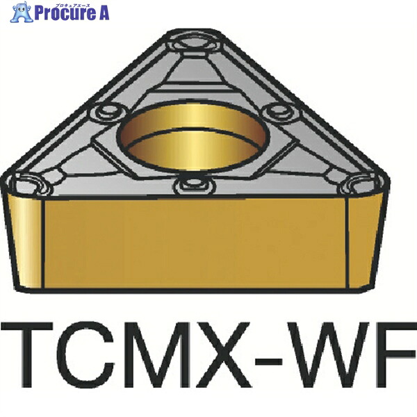 SANDVIK コロターン107 旋削用ポジチップ(120) 1115 TCMX 16 T3 04-WF 1115 (120) 10個 ▼358-5841 ●KO521|プロキュアエース