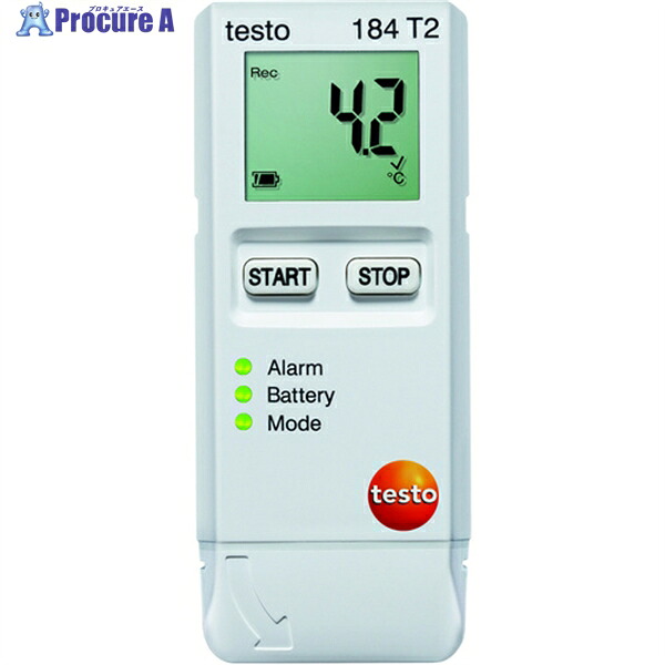 TESTO 温度データロガー testo 184 T2(150日) TESTO184T2 1個 ▼494-1608 ｜プロキュアエース