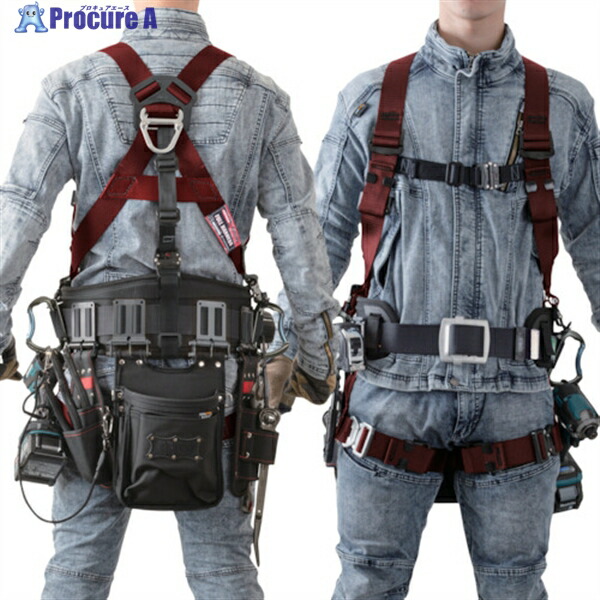 TSUYORON KITEハーネス ハーネス本体のみ ダークレッド Lサイズ TH-521-OT-DR-L-BX 1本 ▼582-4803
