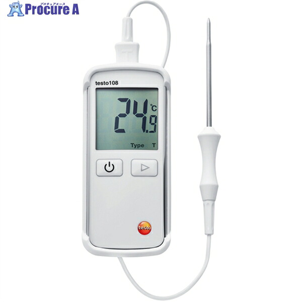 TESTO 食料雑貨類用真っただ中気温計 testo 108 TESTO108 1個 ▼773-6924 DIY・工具-計測工具