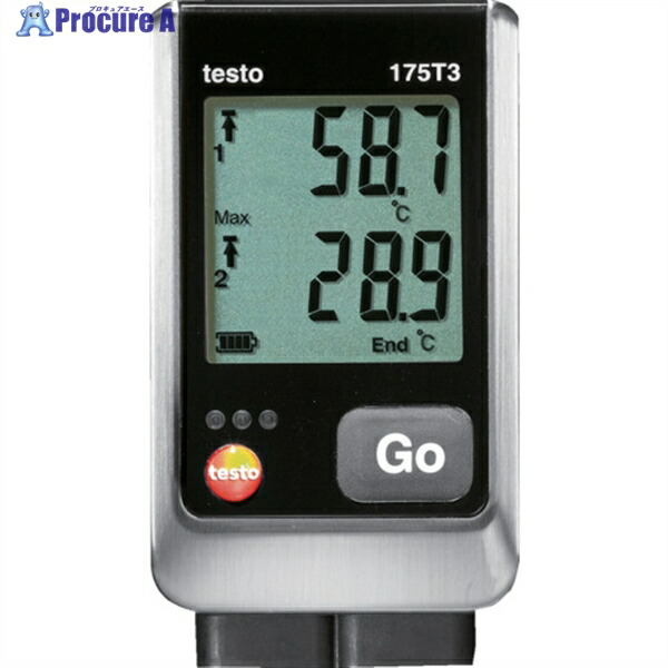 TESTO 温度データロガー testo 175 T3 TESTO175T3 1個 ▼838-2569