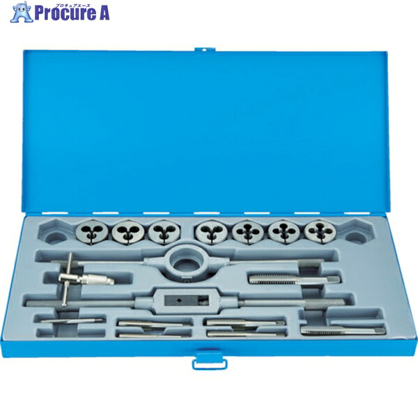 TRUSCO タップダイスセット SKS ユニファイねじ用細目 T-HT38D-NFS 1S ▼854-9630 ｜プロキュアエース 57,532円