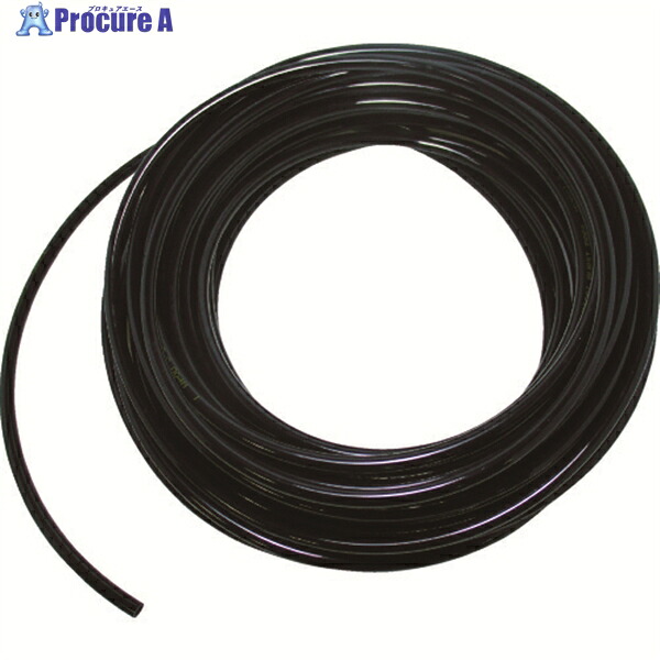 TRUSCO 【売切廃番】 ウレタン熱電子管 8×5.0 200M 黒 TPT-0805-200BK 1巻 ▼114-5080 花・ガーデン・DIY-メカニカル部品-DIY・工具