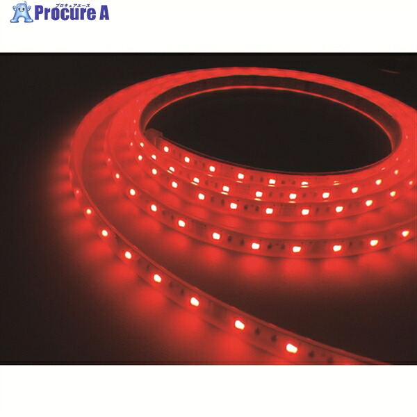 tlight LEDテープライト Viewdi DC12V 16.6mmP 赤色 1m巻 TLVDR3-16.6P-1 1巻 ▼148-9829
