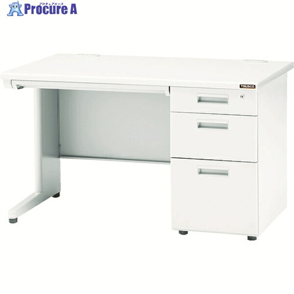 TRUSCO 取り合わせ学習机 片袖 1200X700XH700 TKD-1270A 1台 ◇▼206-4166