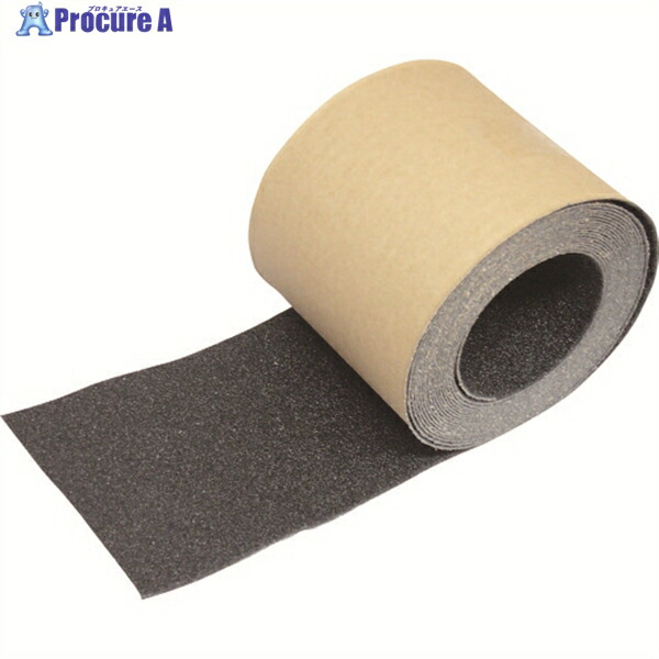 TRUSCO ノン横すべり磁気テープ 室外用 100mmX10m 5巻お纏め品 黒 TNS10010-5  BK 1箱 ▼208-0400