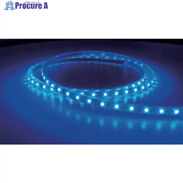 tlight LEDテープライト Viewdi Plus 16.6mmP 青色 5m巻 ACアダプター付 TLVD+B2-16.6P-5-AD 1本 ▼244-1970