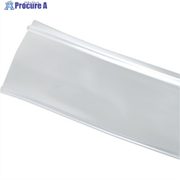 TRUSCO イージーロックジッパー式結束保護チューブ クリアタイプ 5m 100パイ TKLT-100 1巻 ▼256-3519