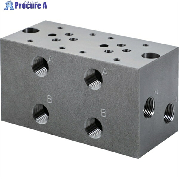 TRUSCO マニホールドブロック T-MBW1 1個 ▼256-5741 ｜プロキュアエース