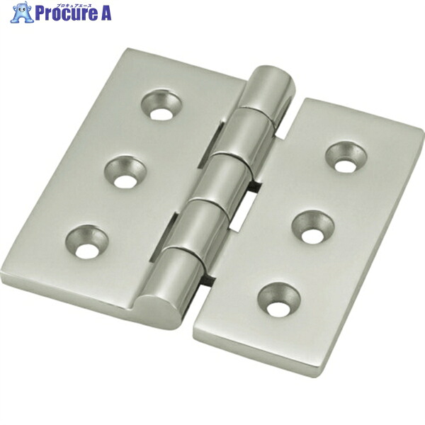 TRUSCO ステンレス重量平型蝶番 全長100mm (1個＝1袋) TLS-100F 1個 ▼279-6031