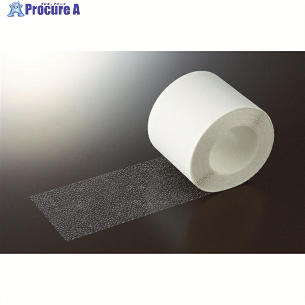 TRUSCO 透けるノンスリップテープ 屋外用 100mmX10m TNTS-10010 1巻 ▼359-6541