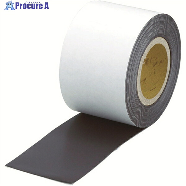 TRUSCO マグネットロール のり付 t1.0mmX巾100mmX10m TMGN1-100-10 1巻 ▼415-8415