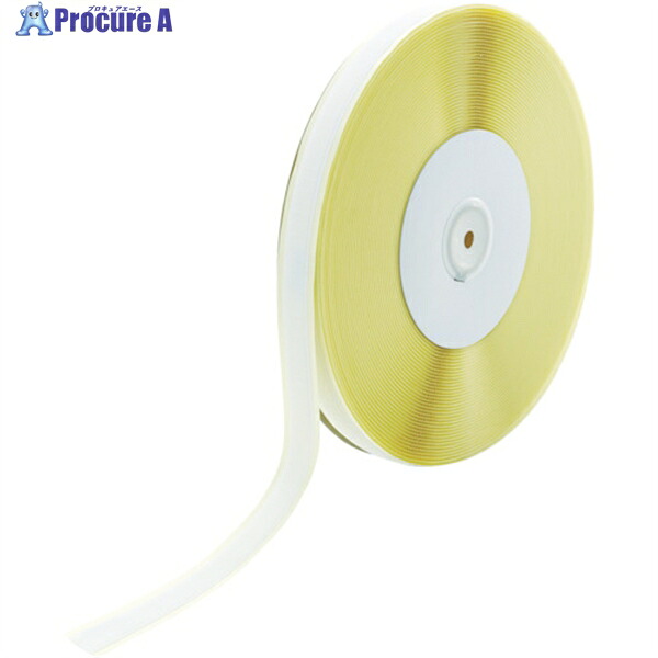 TRUSCO 神通力磁気テープ[[R下]] 糊付A側 16mm×25m 白 TMAN-1625-W 1巻 ▼799-2688