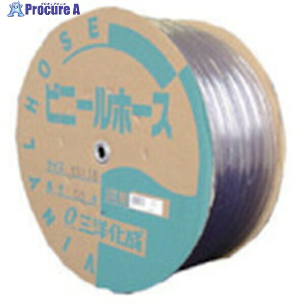 サンヨー 透明ホース12&times;18 50mドラム巻 TM-1218D50T 1巻 ▼816-3753 ｜プロキュアエース