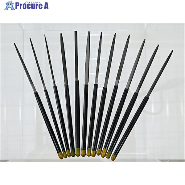 TRUSCO 組ヤスリセット 細目 全長170mm(12本組サイズ) TST012-03 1S ▼151-5322