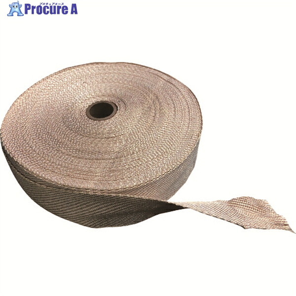 TRUSCO シリカテープ(焼成品) 厚み0.8×幅50×30m TSTB-0850 1巻 ▼207-4373