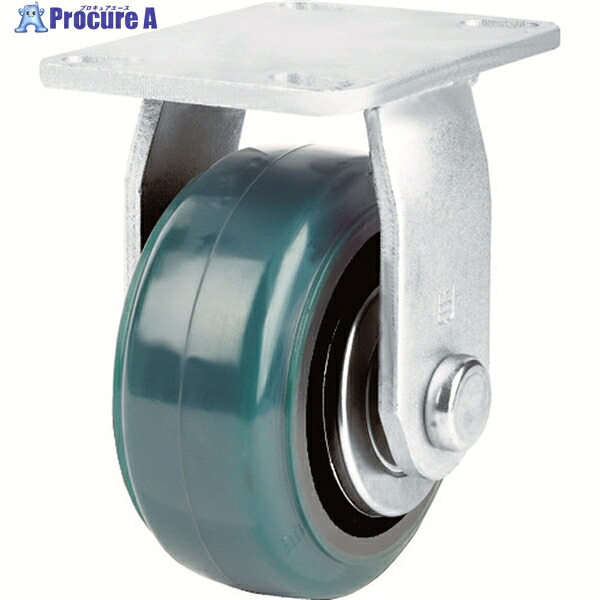 TRUSCO 超重高荷重用キャスター 固定 200MM 耐湿ウレタン車輪1500KGF TUSH200R-KPL 1個 ▼207-7230 |プロキュアエース