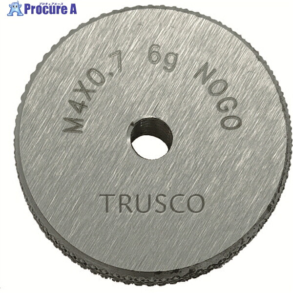 TRUSCO ねじ用リングゲージ 止まり 6g M3×0.5 TRNGO6G-M3X0.5 1個 ▼207-7266
