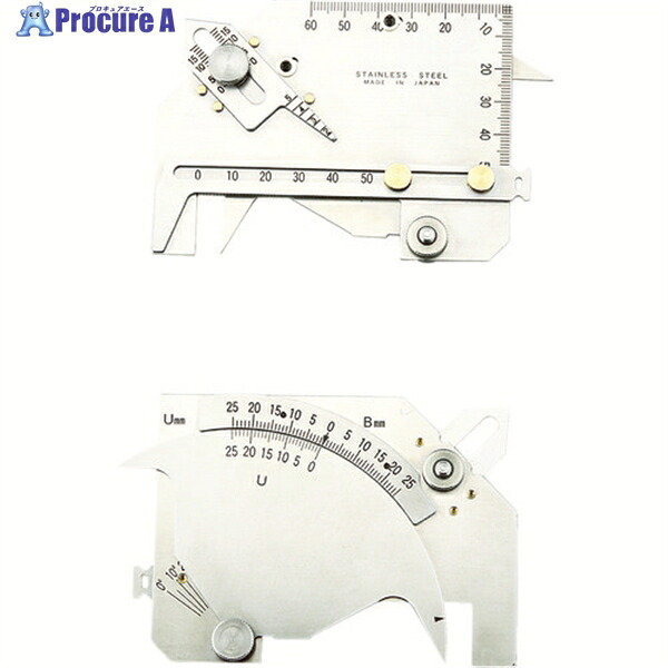 TRUSCO 溶接ゲージ 国土交通省新規格適合品 TWGU-8M 1個 ▼245-9493 ｜プロキュアエース 8,479円