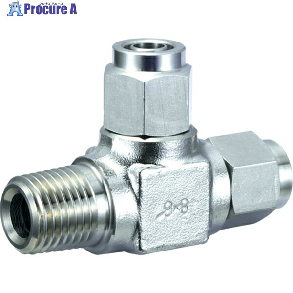 TRUSCO SUSメイルランティ 適用チューブ径12X10 ねじR3/8 TS12-03RT (R1/4) 1個 ▼256-1450