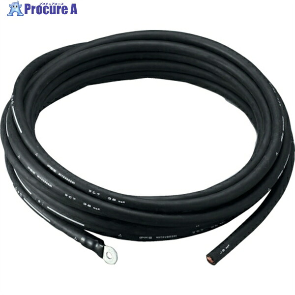 TRUSCO 溶接機用ケ-ブル 2次側 10m TWC-3810 (38MM2X10M) 1本 ▼256-1689