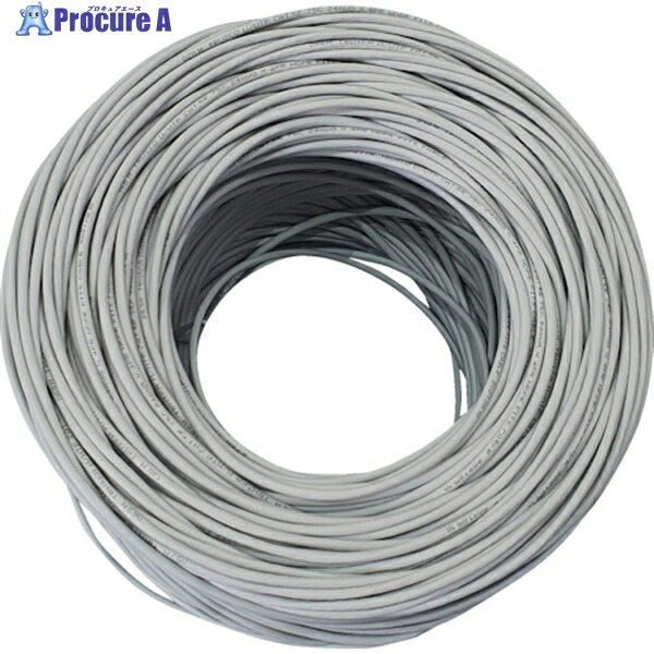 TRUSCO LANケーブル カテゴリ5e 300m グレー TUTP-CAT5E-300G 1巻 ▼261-3502 ｜プロキュアエース