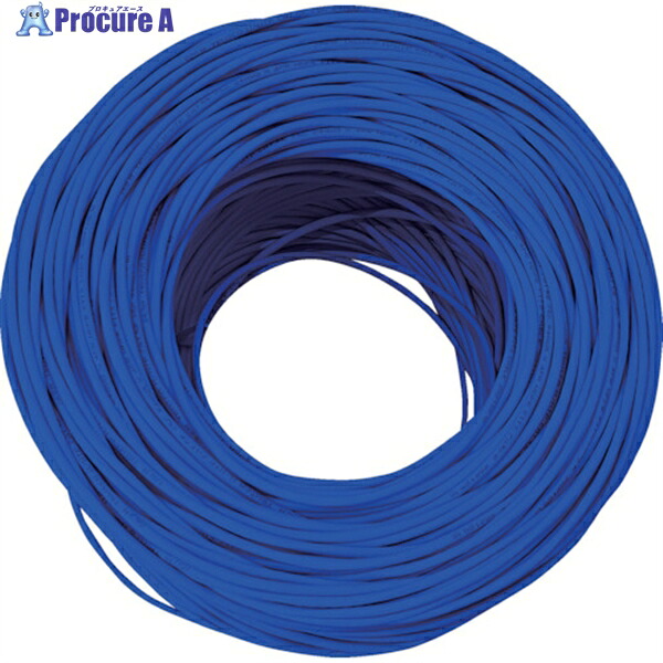 TRUSCO LANケーブル カテゴリ6 100m 青 TUTP-CAT6-100B 1巻 ▼261-3507