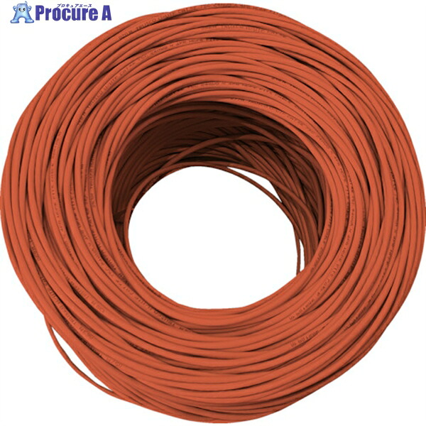 TRUSCO LANケーブル カテゴリ5e 300m オレンジ TUTP-CAT5E-300OR 1巻 ▼261-3508