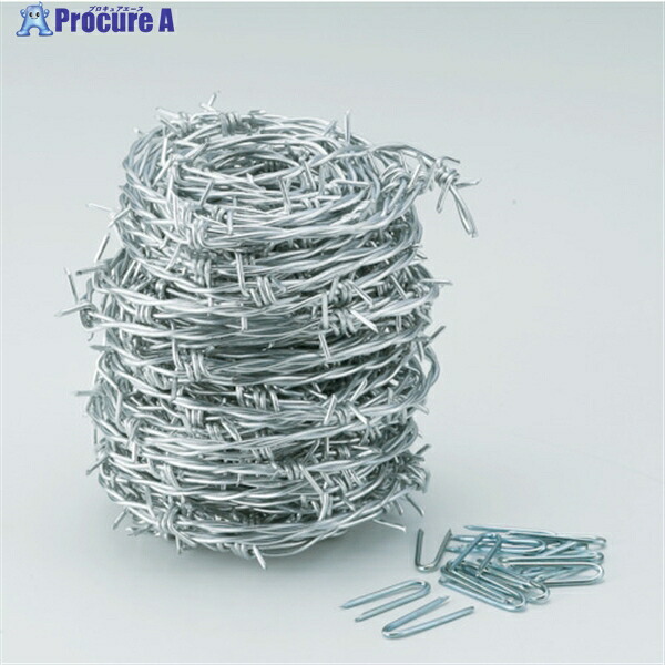 TRUSCO 荊棘線 溶かすジンクメッキ 1.9mm×100m TUW-20-100 1巻 ▼282-5694