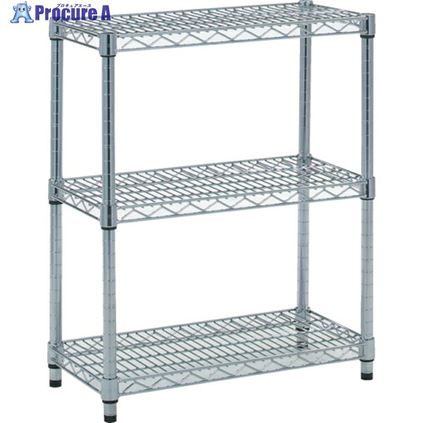 TRUSCO ステンレス製メッシュラック H745XW604XD305 3段 TSM-2233 1台 ◇▼299-6359