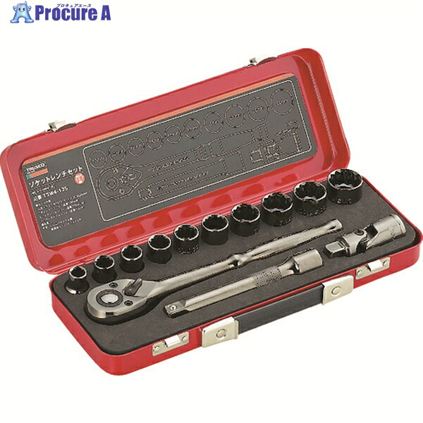 TRUSCO ソケットレンチセット 差込角12.7mm 13S TSW4-13S 1S ▼301-9829
