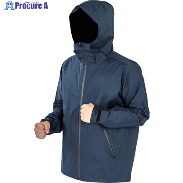 TRUSCO 高耐候・軽量ストレッチレインウェア ネイビー LL TRESWLL-NV 1着 ▼388-8338