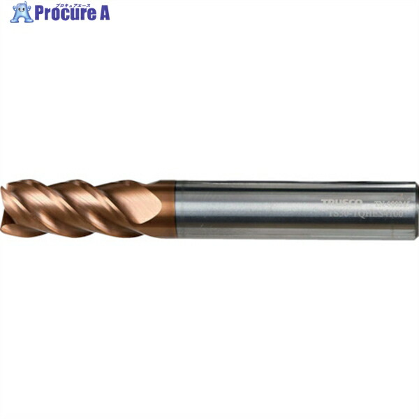 TRUSCO 超硬不等分割不等リードスクエアエンドミル(4枚刃)12.0 TS50-TQHES4120 1本 ▼391-1494