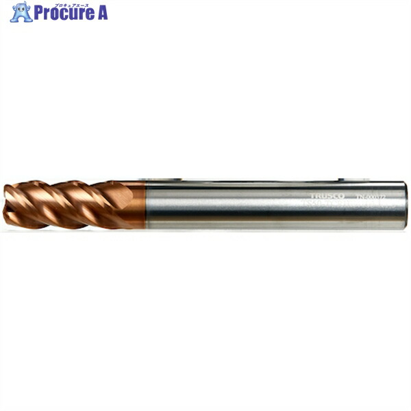 TRUSCO エンドミル 超硬ハイヘリカルラジアスエンドミル(4枚刃)Φ12XR0.5 TS50-TCRHE4120-R0.5 1本 ▼392-0899