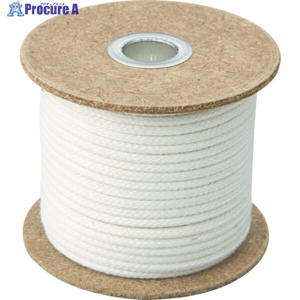 TRUSCO 難燃ロープ6mmX30m TRNR-630B 1巻 ▼415-4878