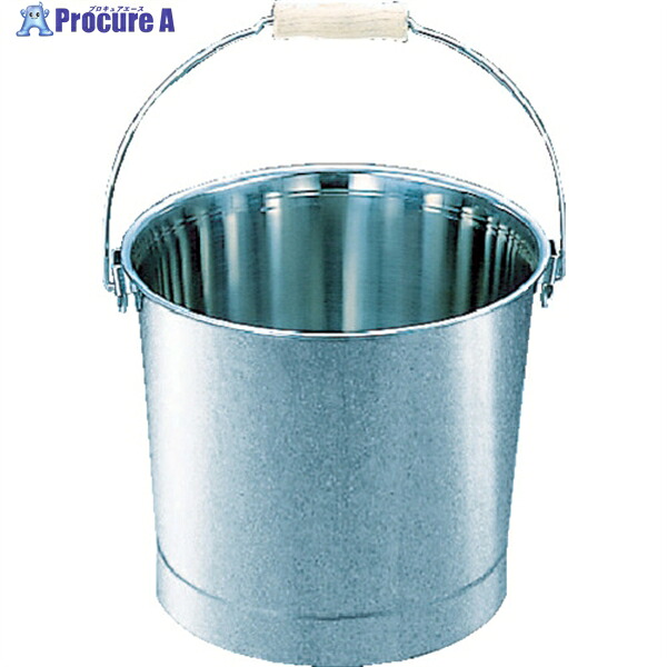 TRUSCO ステンレスバケツ 15L 315X260 TSH-641B 1個 ▼488-6364