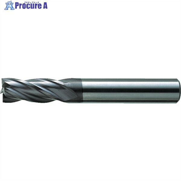 三菱K 4枚刃ミラクル 超硬スクエアエンドミルミディアム刃長(M)11.5mm VC4MCD1150 1本 ▼110-8069 ●SI517