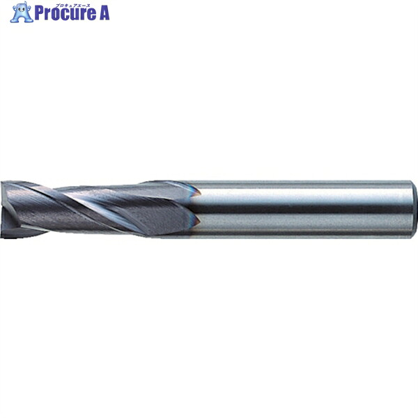 三菱K 2枚刃ミラクル 超硬スクエアエンドミルミディアム刃長(M)12.5mm VC2MSD1250 1本 ▼114-8664 ●SI517